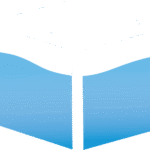 blue box on dark